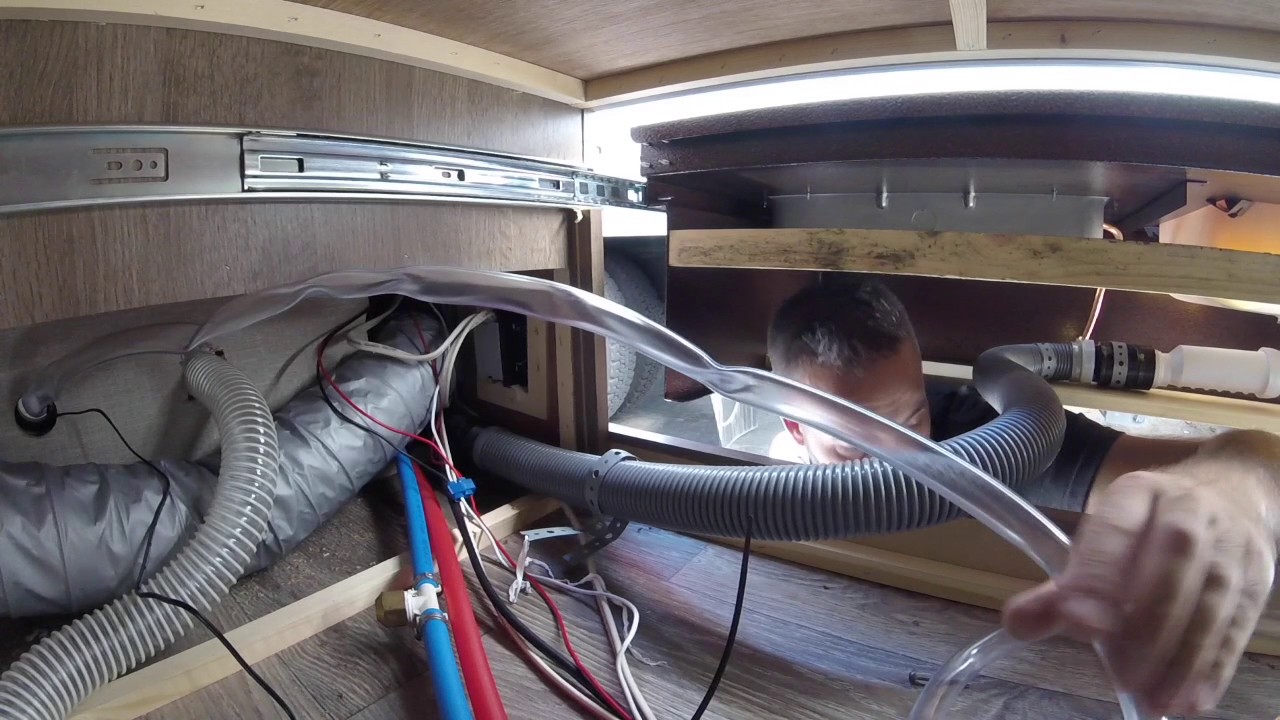 Hooking Nature's Head composting toilet to RV Grey Tank