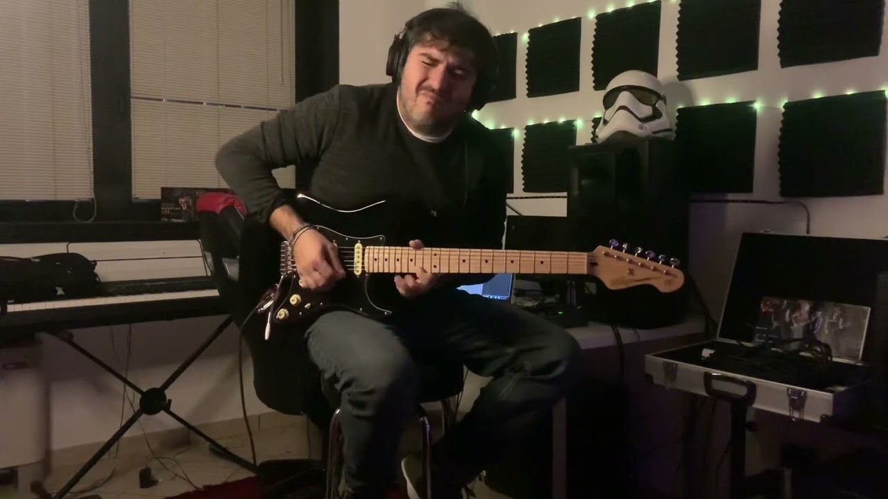 Mattia Tondo Comfortably numb X Pink Floyd guitar solo. Chitarra Vintage ReIssued V6 (live)