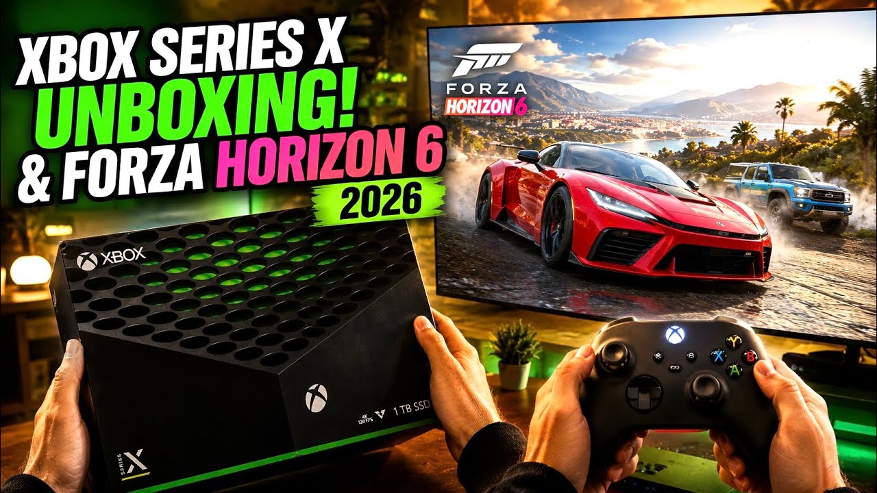Xbox Sent Me Forza Horizon 6 Early 🤯🔥Xbox Series X Unboxing & Setup in 2026!