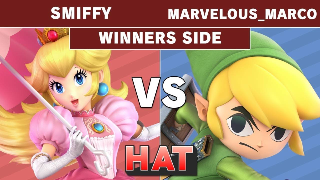 HAT 70 - EU | Smiffy (Peach) Vs. W8 | Marvelous_Marco (Toon Link) Winners Side - Smash Ultimate