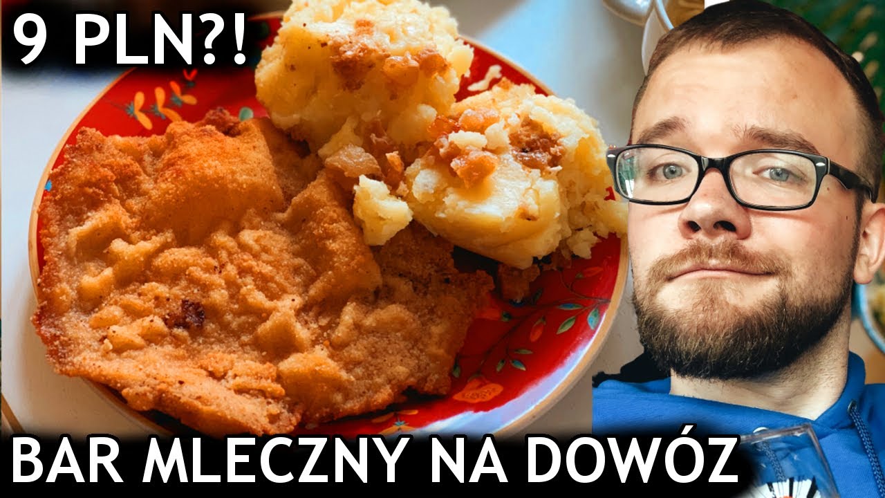 BAR MLECZNY: test jedzenia na dow&oacute;z! TANIE JEDZENIE (Warszawa) [schabowy i pierogi] GASTRO VLOG #320