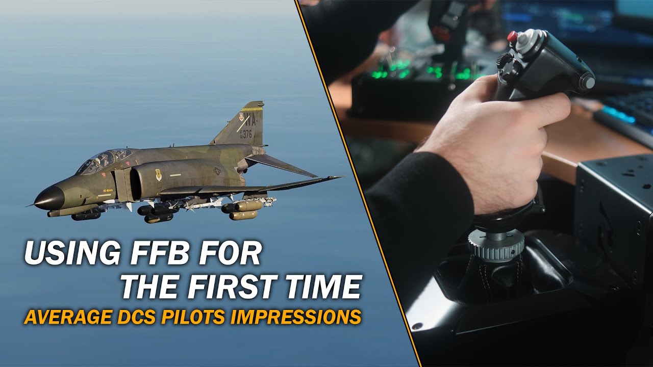 Letting an Average DCS Pilot fly with FFB for the First Time!