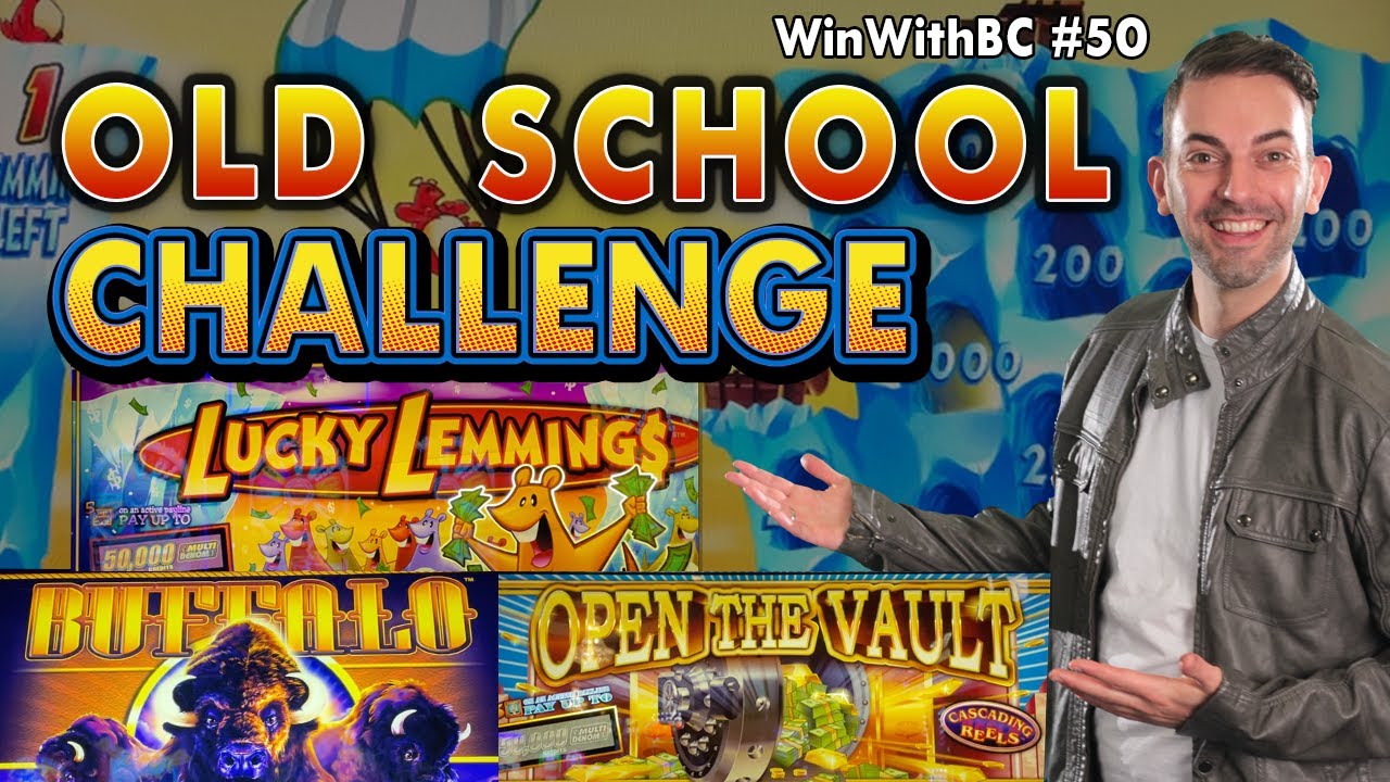 Old School SLOT MACHINES Challenge ➡ Do they pay better?