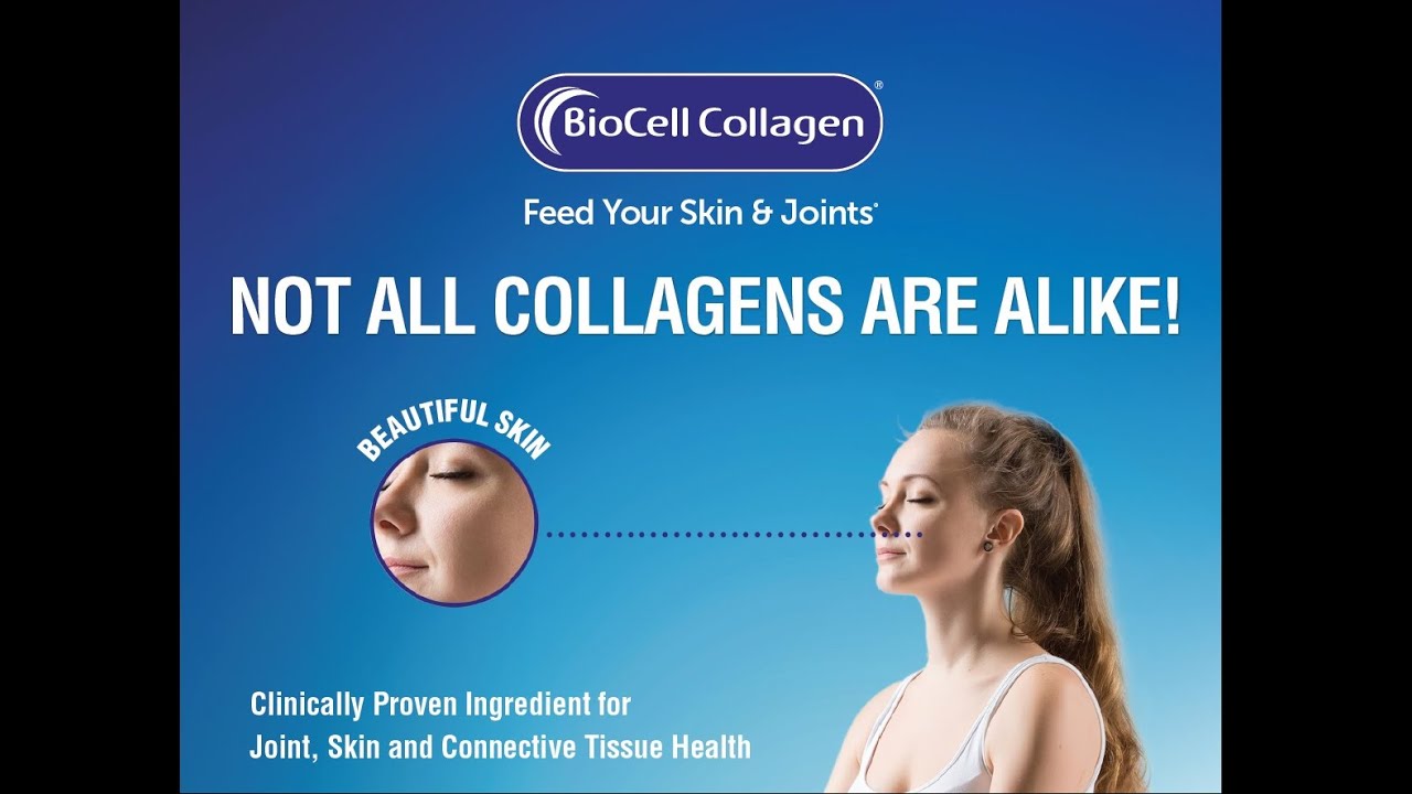 NOT ALL COLLAGENS ARE ALIKE! BioCell Collagen, a clinically proven beauty-from-within ingredient.