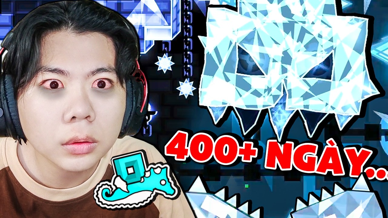 Cuộc H&agrave;nh Tr&igrave;nh D&Agrave;I NHẤT Của T&ocirc;i Trong Geometry Dash - Bảng Chữ C&aacute;i Extreme Demon #6 (Frost Spirit)