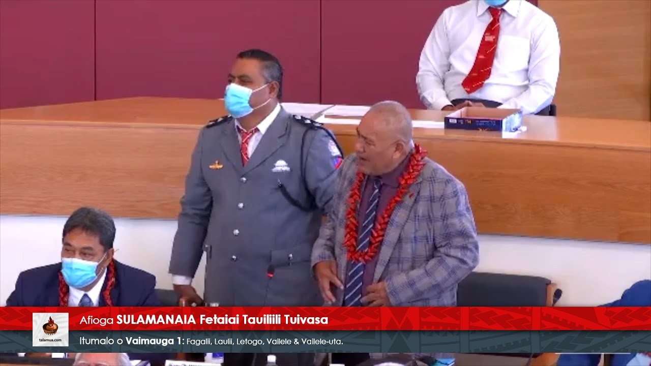 Faatulai le Sui Faipule o 'Vaimauga 1' ona o vesiga i le Palemene i le taeao nei