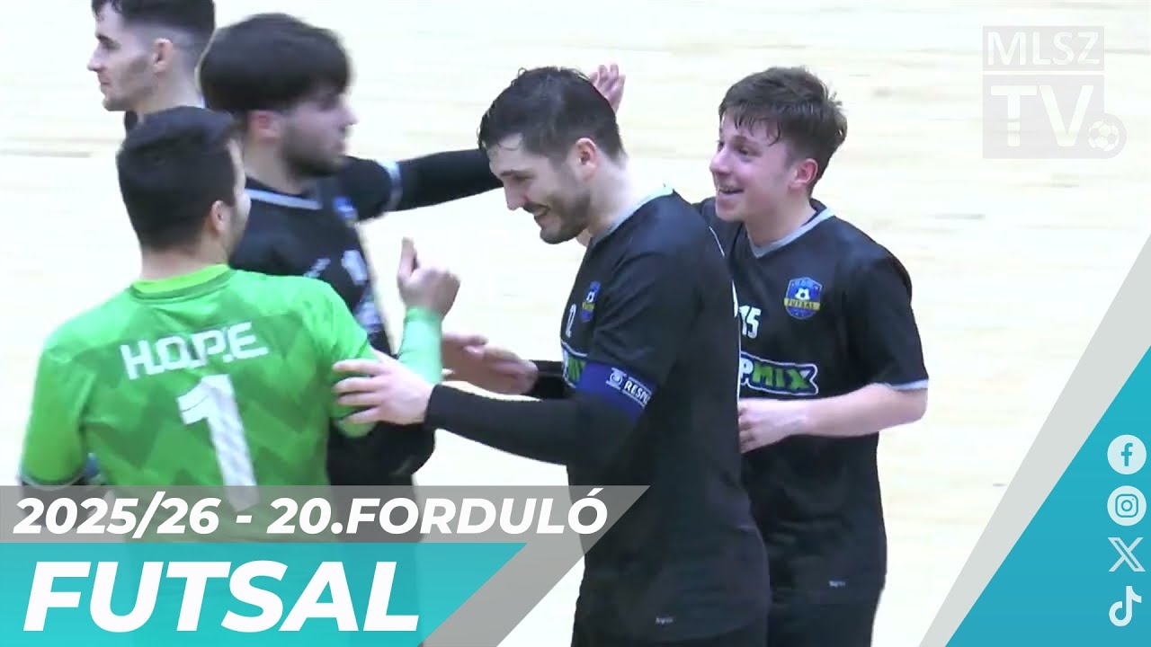 H.O.P.E. Futsal-Alpassport &ndash; MVFC Beretty&oacute;&uacute;jfalu | 5-3 | F&eacute;rfi Futsal NB I | 20. for-dul&oacute; | MLSZTV