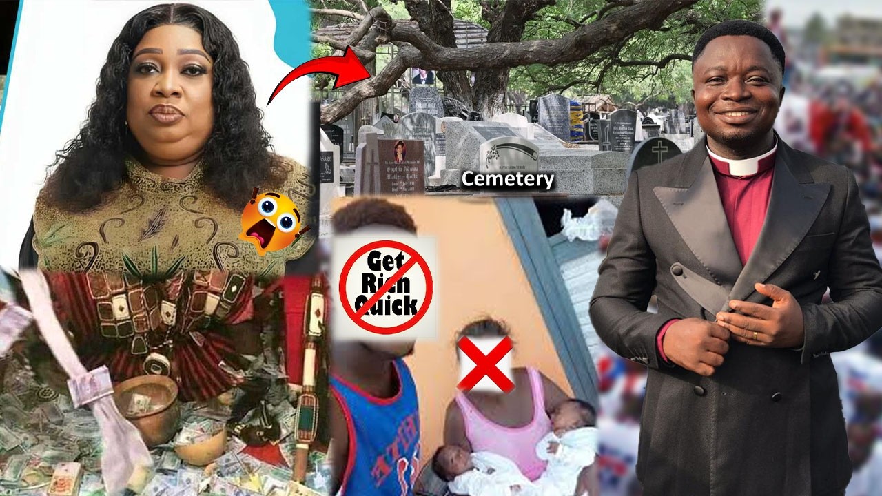 HIS FAILS PLAN TO USE HIS MOTHER AND BABY FOR MONEY, PROPHET PRINCE OSEI, MAAME ODE MAMPONG CEMETERY