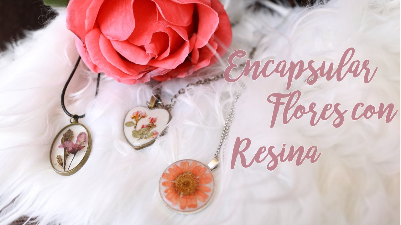 Tutorial: 🌼 Cómo ENCAPSULAR FLORES en Colgantes con resina UV 🌺 | Manualidad Fácil