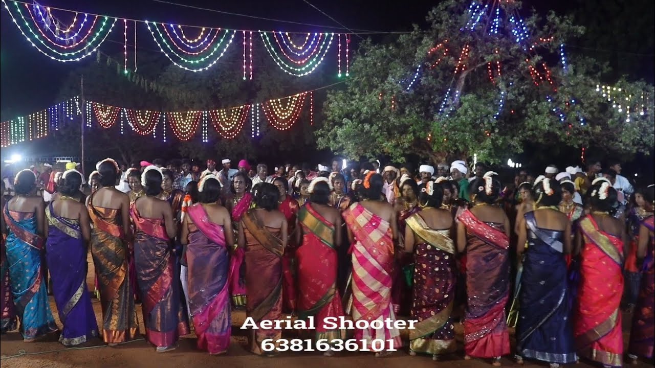 தாதில் மாதாநாயக்கர் மந்தை நடுப்பள்ளம் மாலை தாண்டும் திருவிழா.(கும்மி) நாள்:05.06.2024