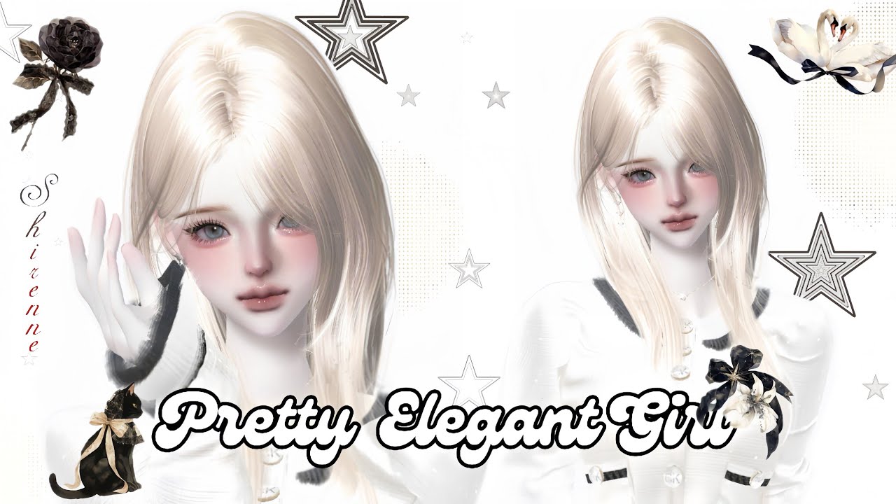  ‧‎ ₊˚ ೀ Zepeto Face Tutorial Pretty Elegant Girl [ Oplas Zepeto Girl ] Zepeto Girl Face Tutorial 🦢