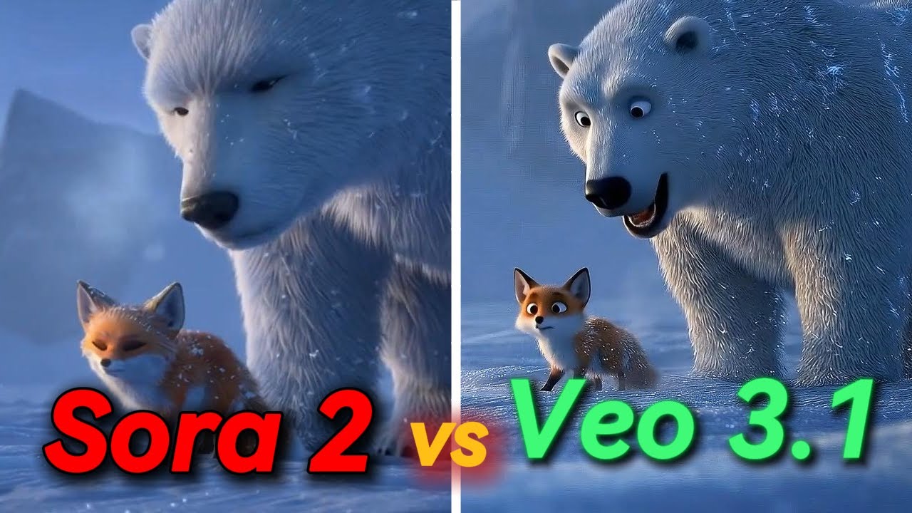 Veo 3.1 vs Sora 2 &mdash; Same Prompt, Shocking Results 🤯