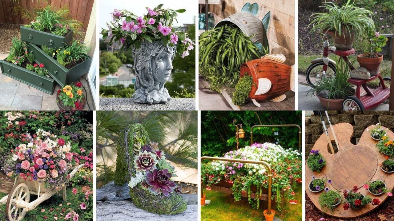 54  Beautiful Outdoor Garden Planter Ideas For Your Garden Decor Design Ideas