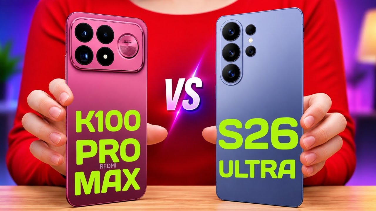 Redmi K100 Pro Max vs Samsung Galaxy S26 Ultra