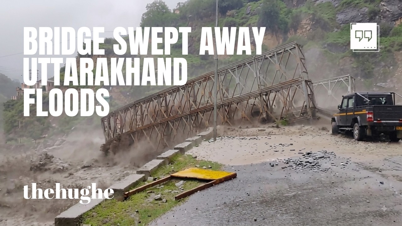 Uttarakhand Flash Flood: Bridge Swept Away in Chamoli After Cloudburst