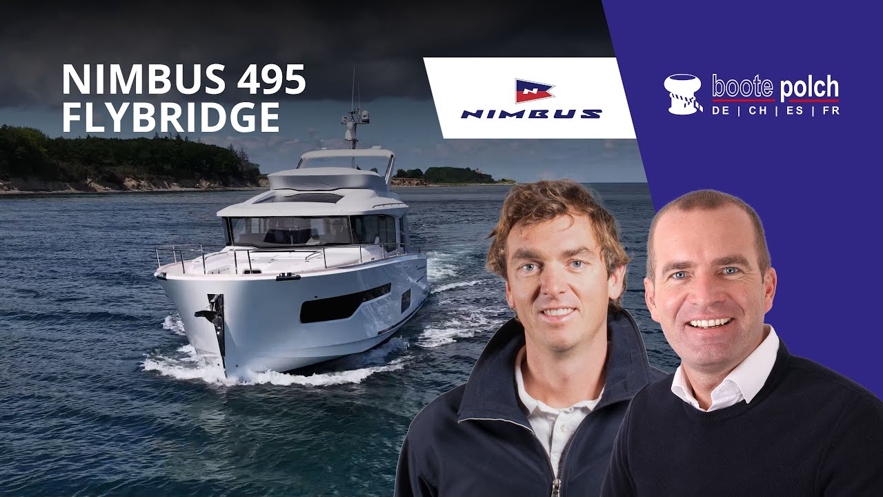 Nimbus 495#19 Flybridge Überführung nach Mallorca