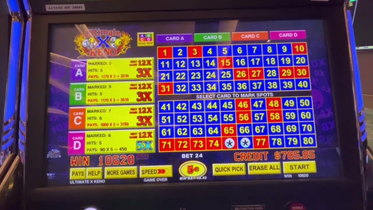 Fast Win on Ultimate X Keno #kenomobslots #kenomobboss #casino #keno #slots #choctawdurant