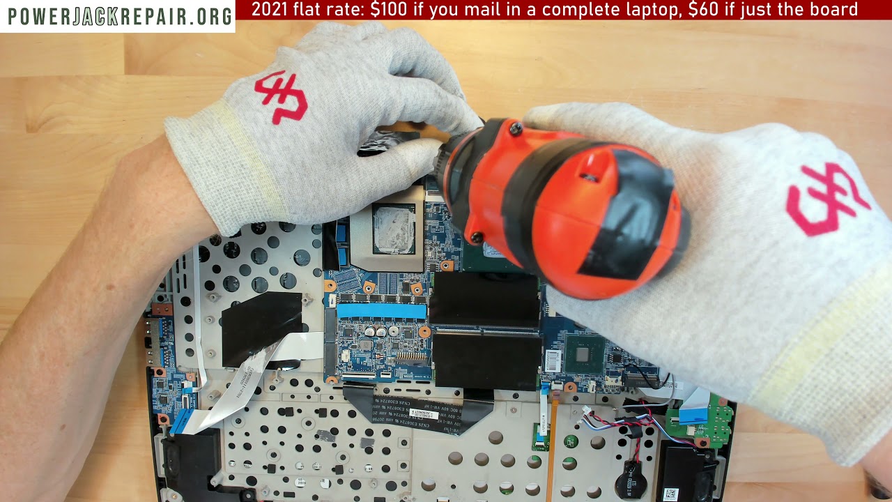 EVO EVOO GAMING EG-LP6-BK  laptop charge port power jack repair fix charging connector replacement