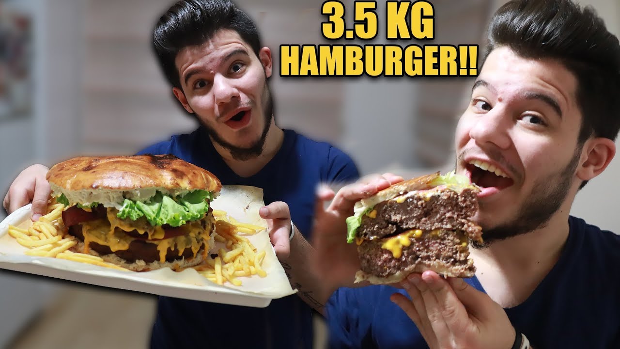 3.5 KG HAMBURGER YAPTIM !!