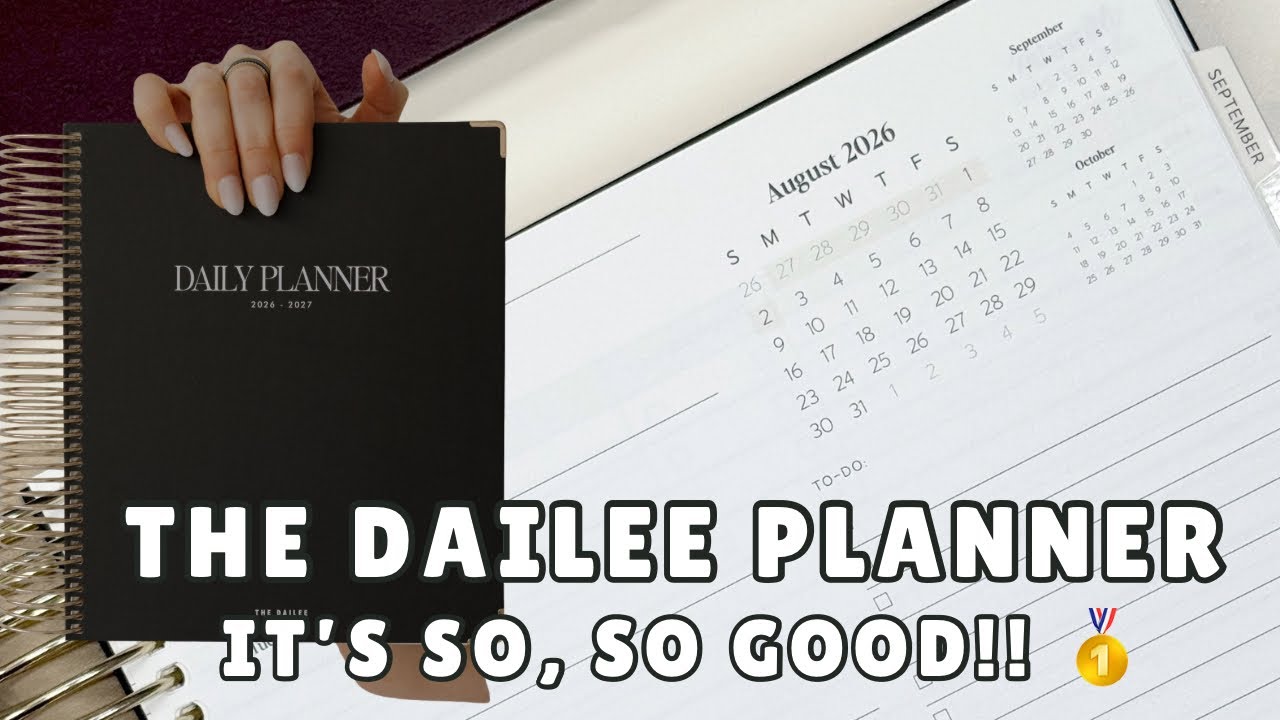 Ознакомьтесь с полным еженедельным и ежедневным расписанием от The Dailee Planner.
