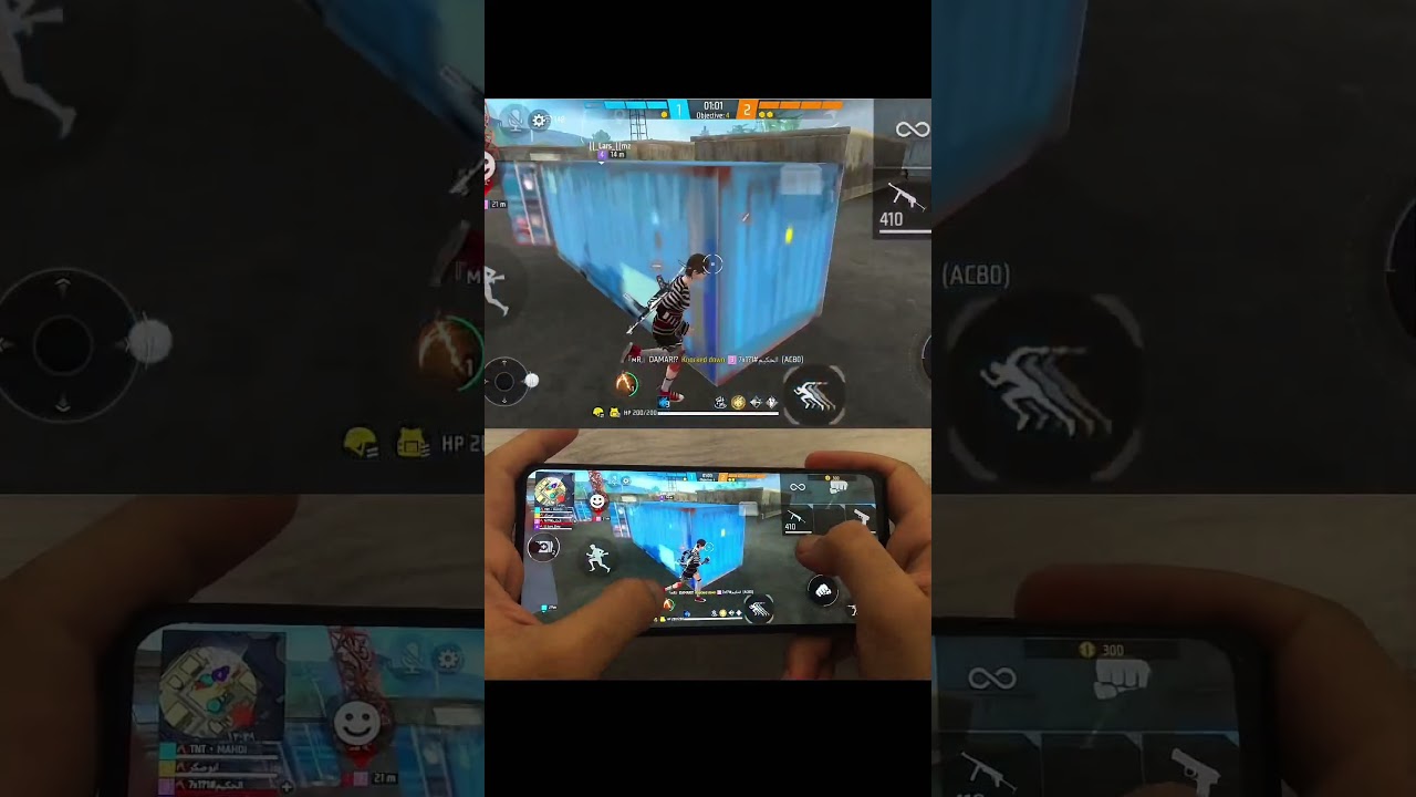 2 finger custom hud code free fire settings
