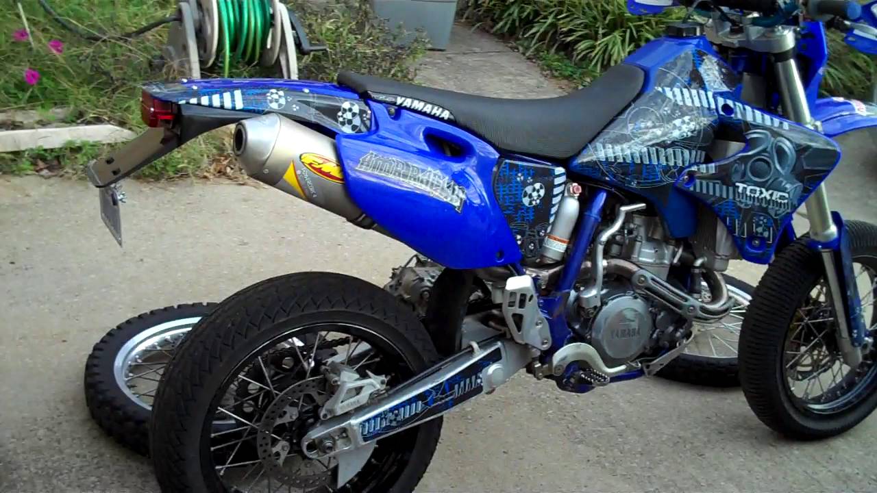 WR426 Supermoto - Street Legal - TOXIC skins - 230 pounds and 52hp