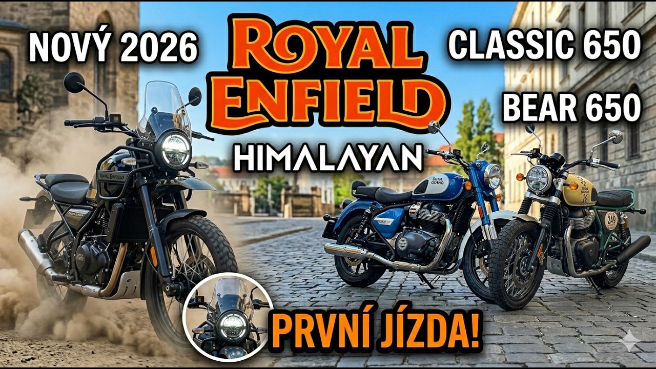 Royal Enfield 2026: Himalayan 450, Classic 650 a Bear 650 | Prvn&iacute; dojmy a test 😍