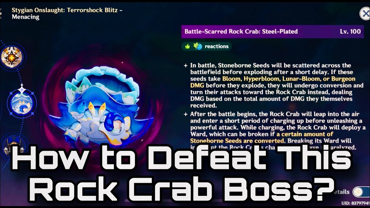 How to Defeat Battle-Scarred Rock Crab Steel-Plated Lv.100 | Stygian Onslaught Guide | Genshin 6.0