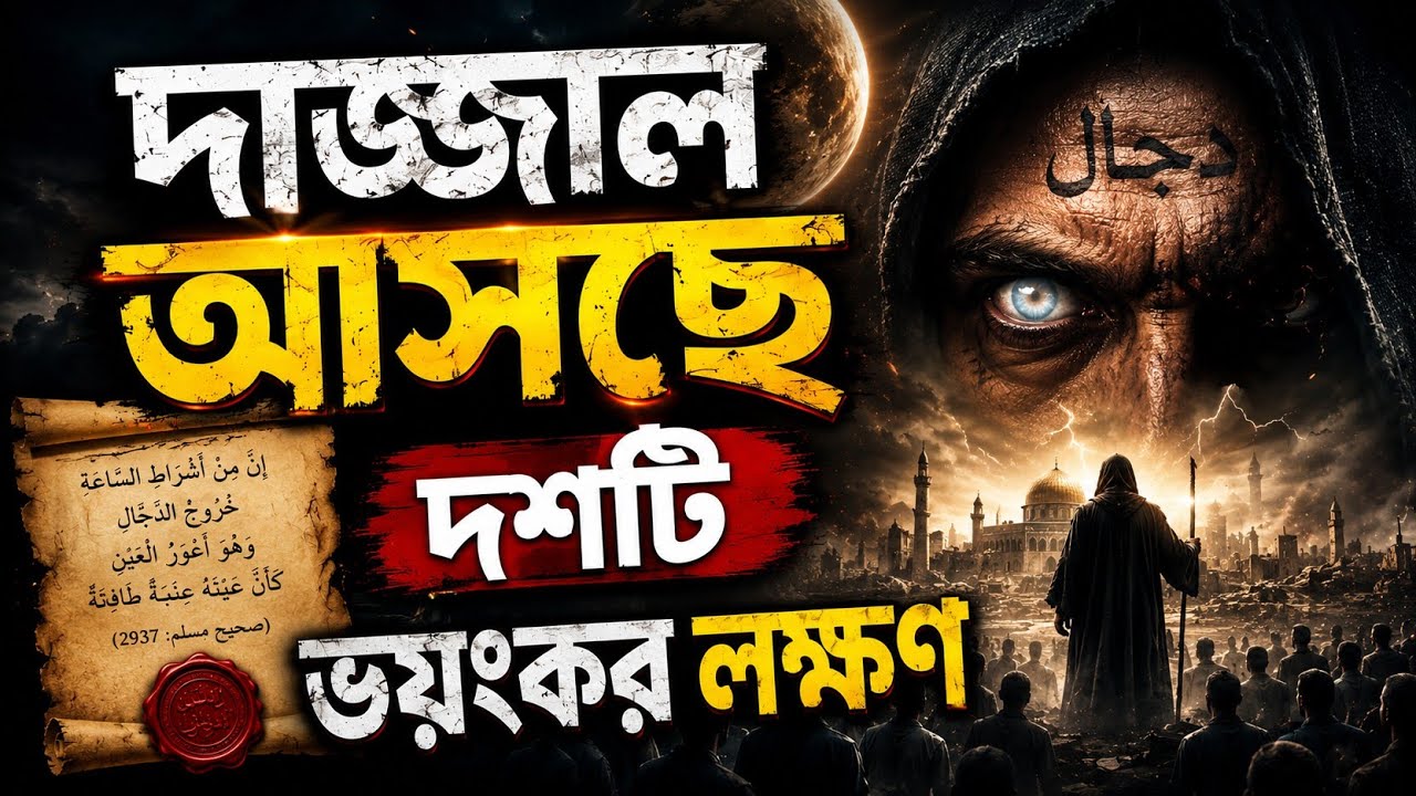 দাজ্জাল কি চলে এসেছে? তার ১০টি ভয়ংকর লক্ষণ |কিয়ামতের বড় আলামত |Dajjal Signs|#Dajjal #IslamicVideo