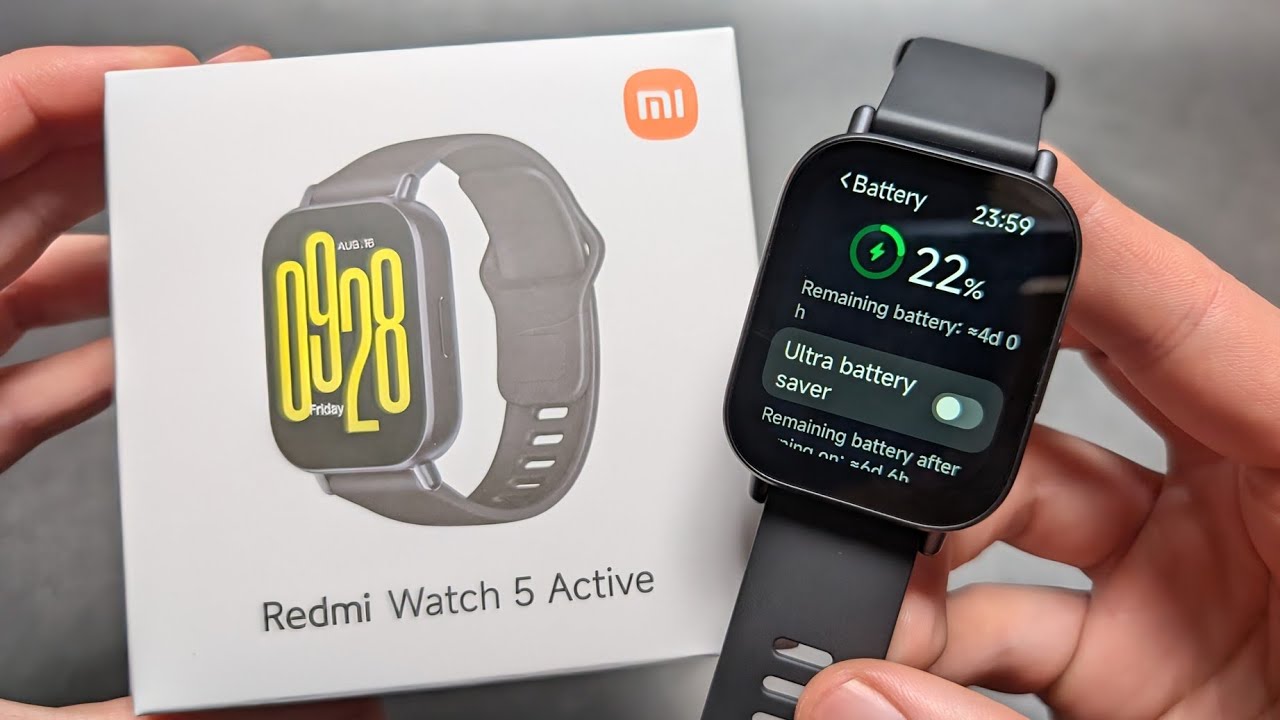 Xiaomi Redmi Watch 5 ACTIVE - Battery Life ( Real Life Estimates )