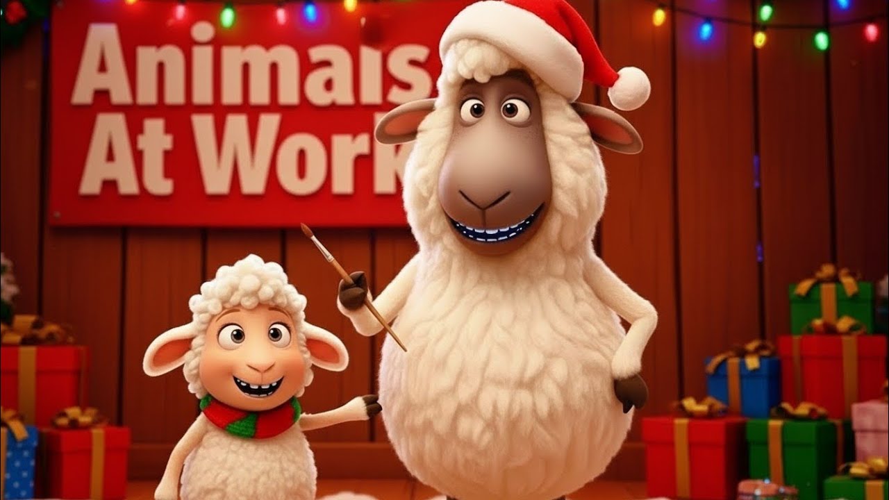 Working Animals |Super Cute English Lesson with Dressed-Up Animals