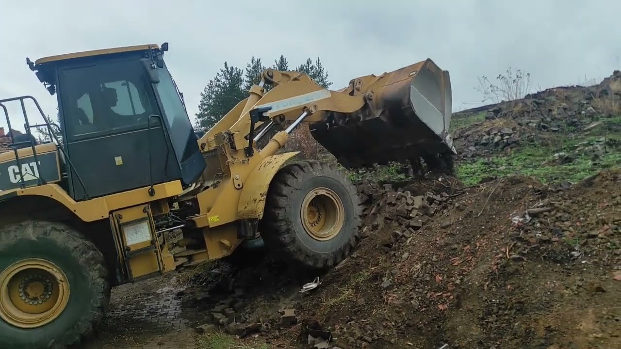 CAT 950 LODER KİLİT TAŞI SÖKÜMÜ NASİL YAPILIR, KÖYÜN SUYUNU PATLATTIK #nasılyapılır #howto