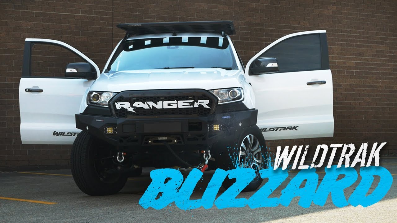 WILDTRAK BLIZZARD // Rival4x4 Bar, Thunder Winch, Canopy, Rhino Roof Rack | AutoCraze 2018