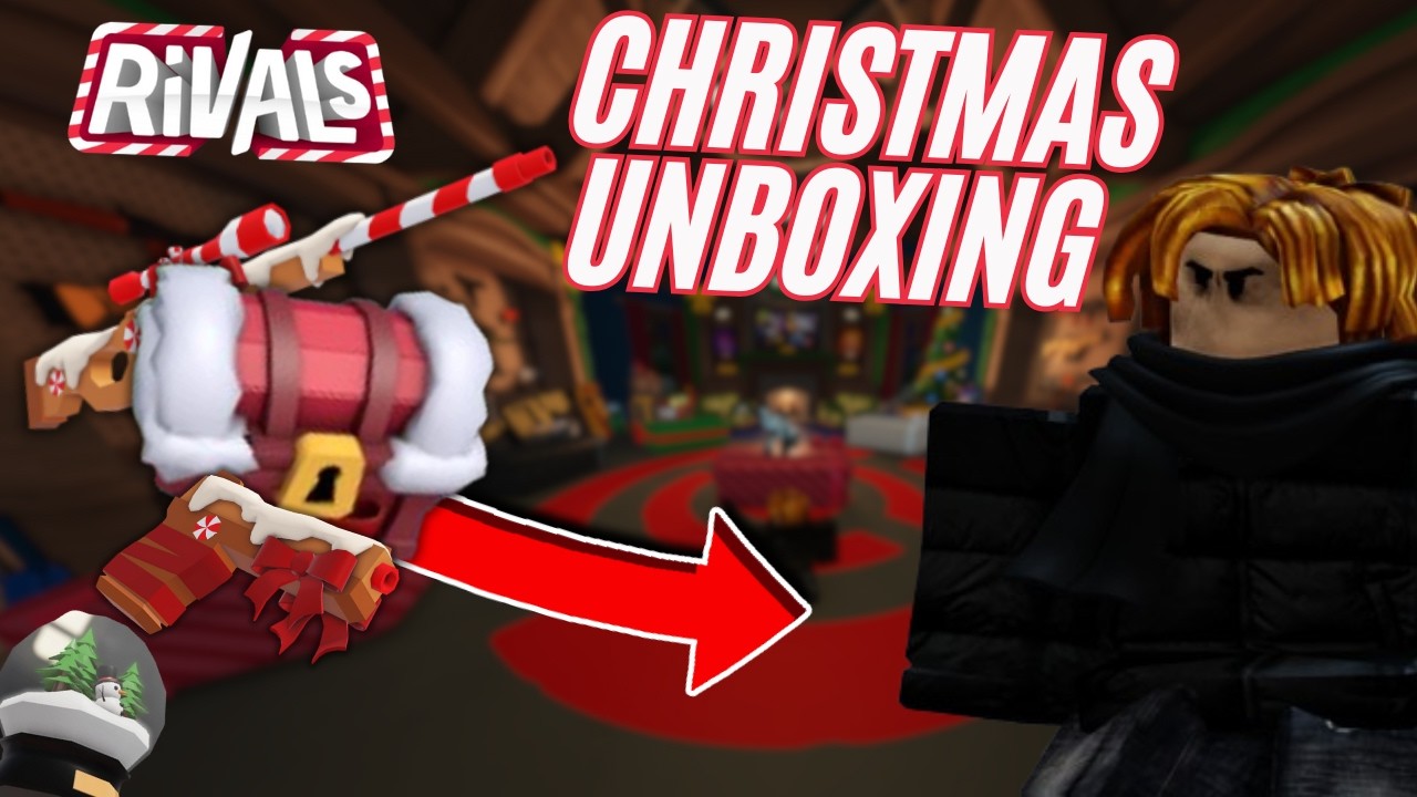 CHRISTMAS UNBOXING sur ROBLOX RIVALS ! (Pack Opening)