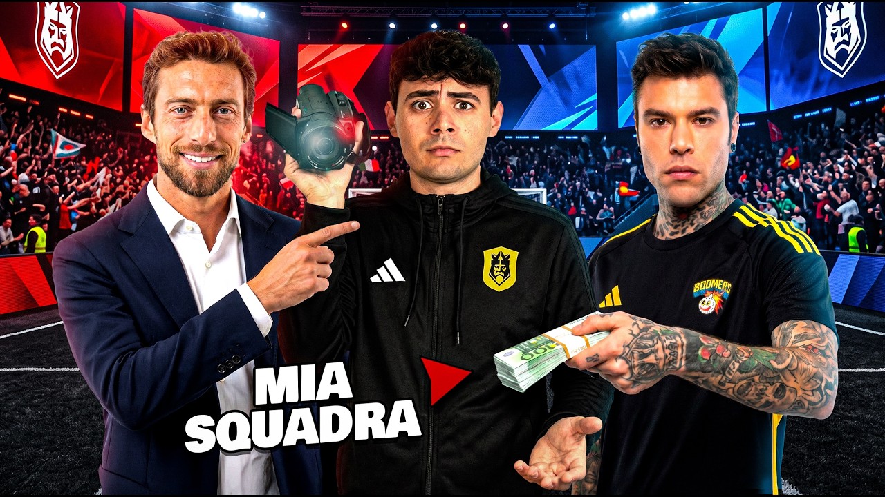 SCROCCARE a FEDEZ e MARCHISIO una SQUADRA in Kings League! - Giorno di Prova