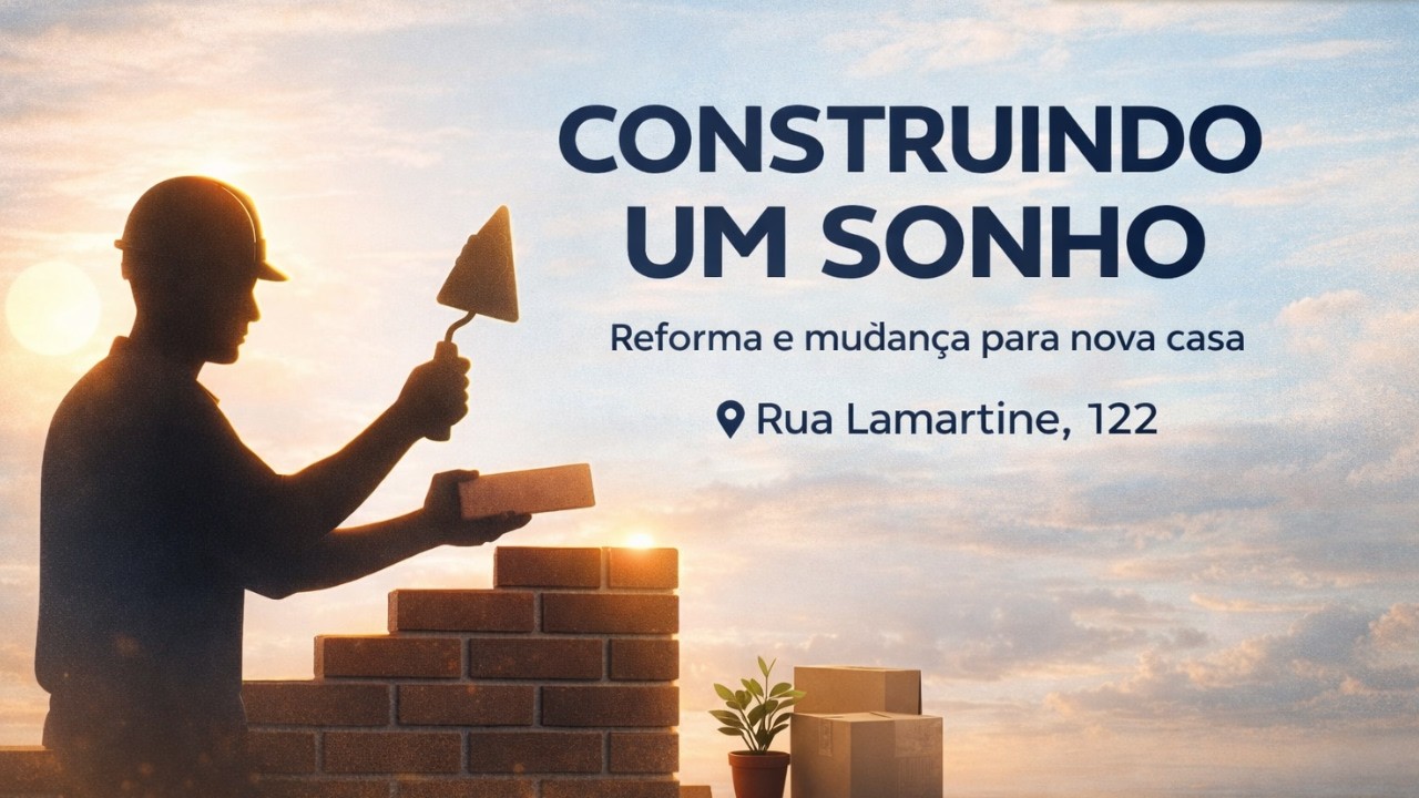 Reforma e mudança para nova casa - Rua Lamartine = [13/02/2023]