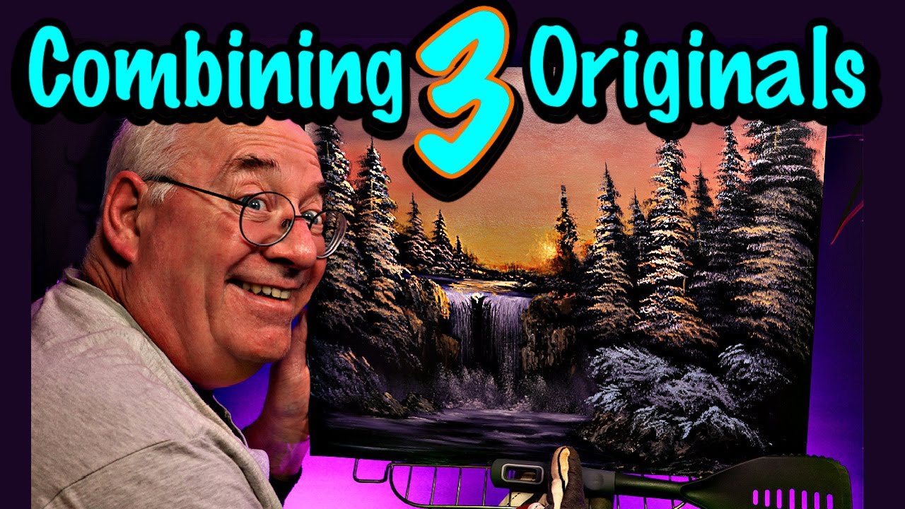 Combining 3 Bob Ross Paintings | Guarenteed win everytime - Right?