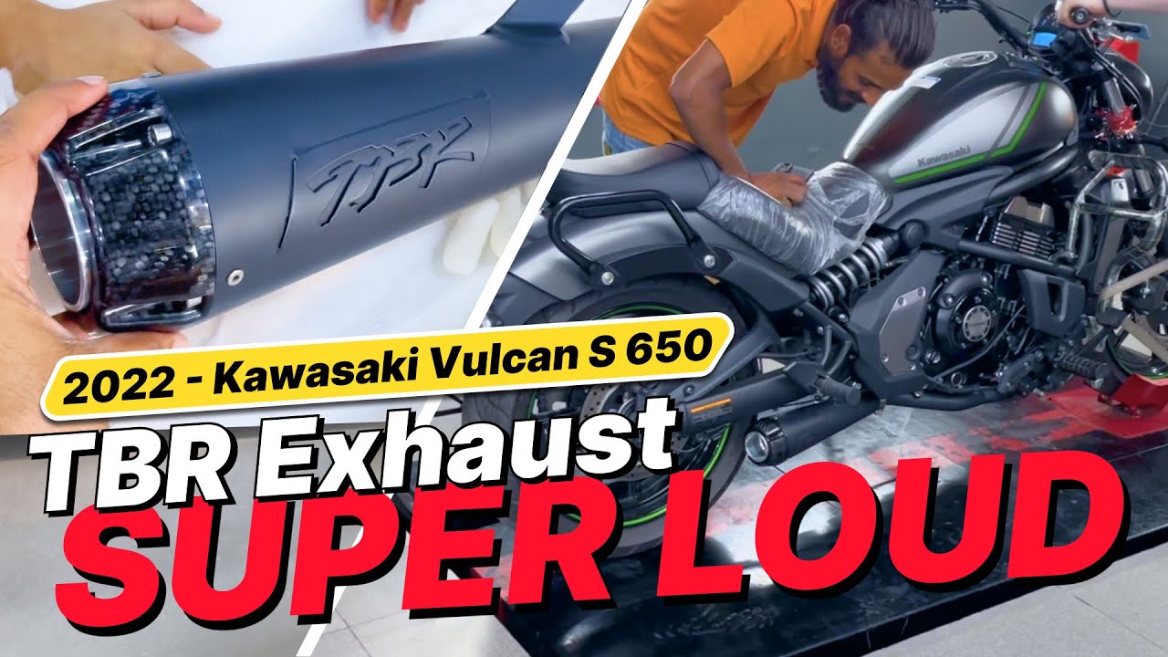 TBR exhaust installed in Vulcan S | #PursuitOfMadness