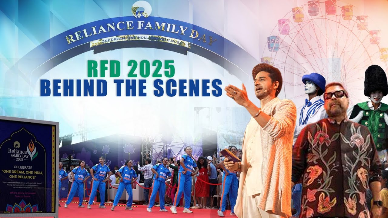 Behind the Scenes | Reliance Family Day 2025 | RFD 2025 | World of Reliance