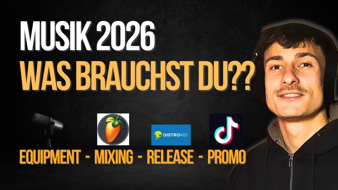 Musikproduktion für Anfänger 2026: Equipment, DAW-Workflow, Mixing & Reichweite