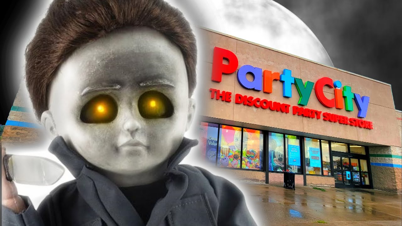 HALLOWEEN 2022 at PARTY CITY with LITTLE MICHAEL MYERS ANIMATRONIC !! DAVENPORT IOWA