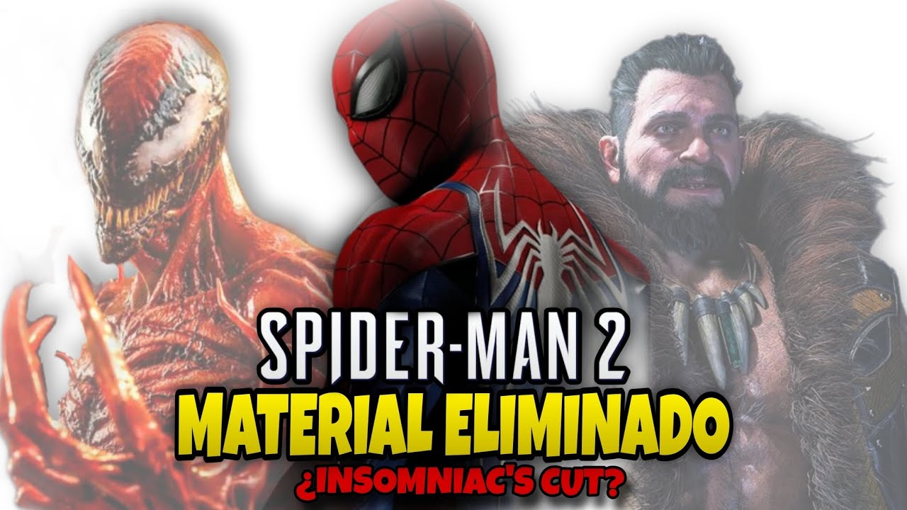 INSOMNIAC y el MATERIAL ELIMINADO de SPIDER-MAN 2 || YoSoyBlaze 