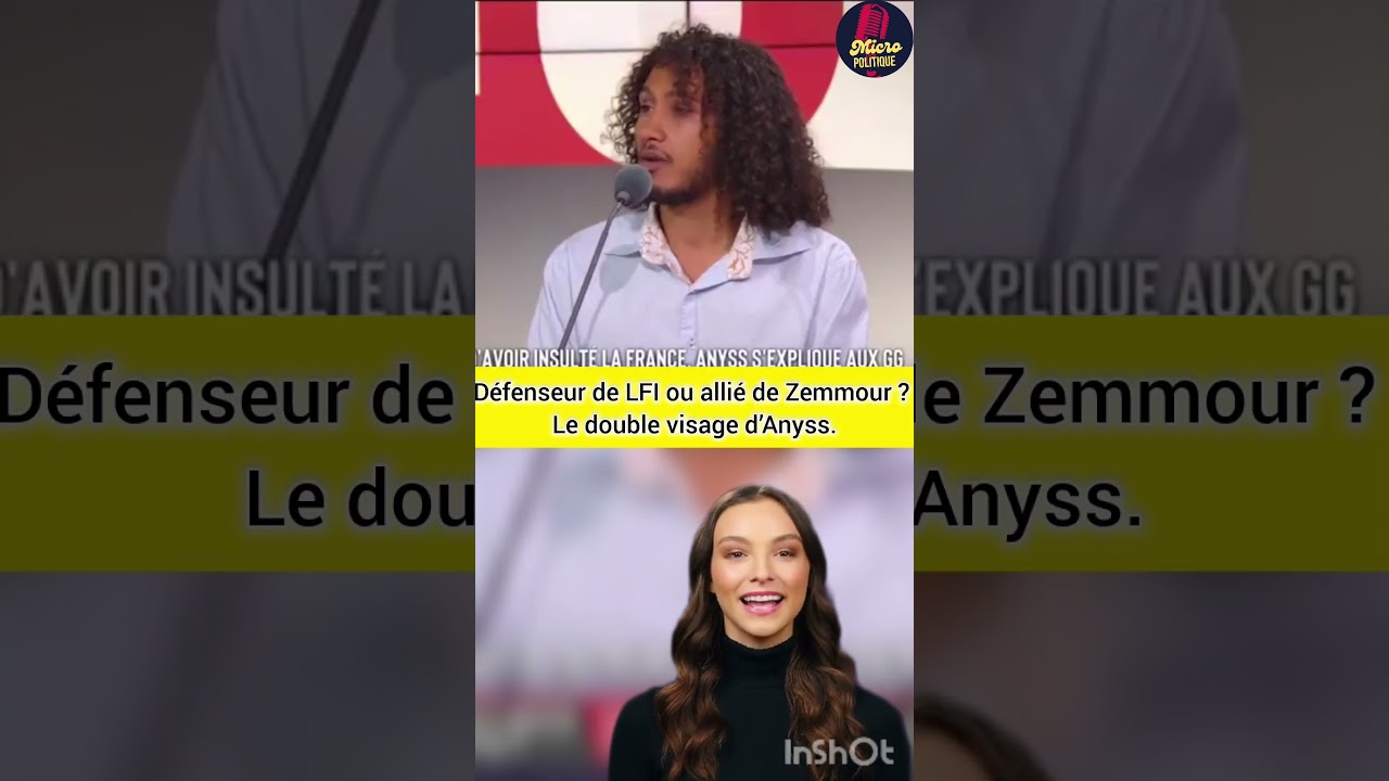D&eacute;fenseur de LFI ou alli&eacute; de Zemmour ? Le double visage d' Anyss.
