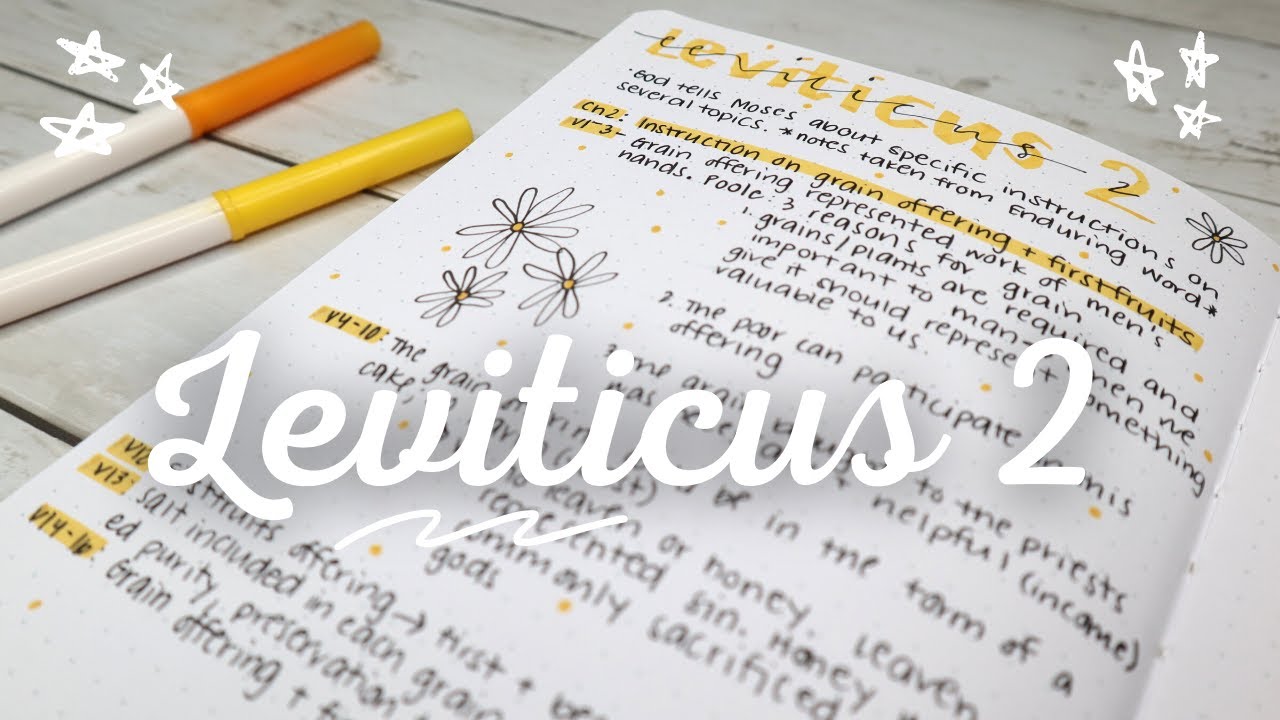 Bible Study on Leviticus 2 | Bible Study with Me