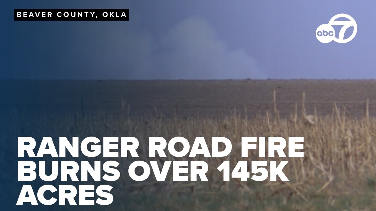 Ranger Road Fire burns over 200,000 acres, spreads to Kansas