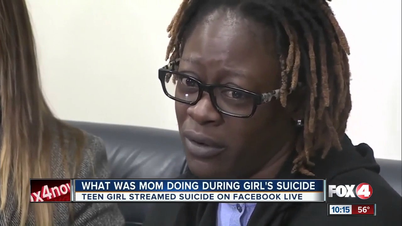 DCF report claims mother watched girl's suicide on facebook