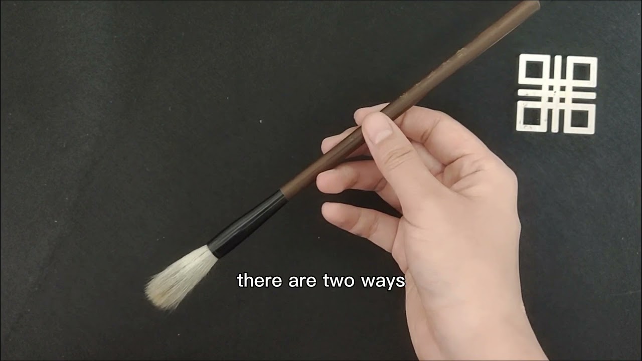 How to hold the brush 如何執毛筆 #chinesecalligraphy #tutorial