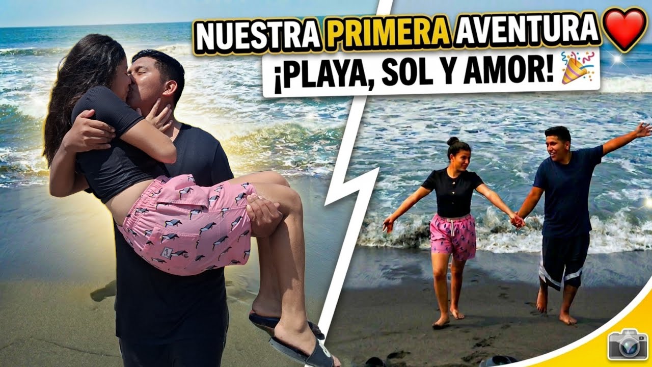 Wow😍 Nos Fuimos Con Mi Novia A La PLAYA🌊 Por Primera Vez Juntos A La Orilla Del Mar🥰  