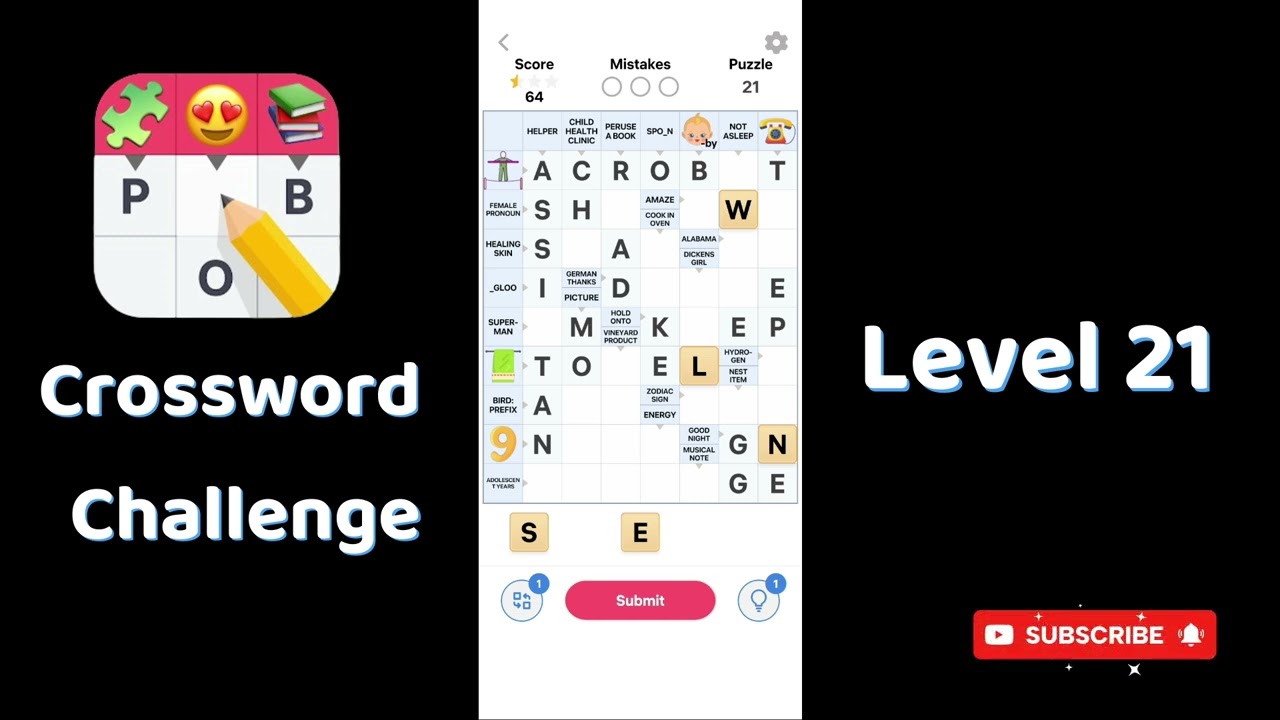 🎮 Crossword Challenge Level 21 answers | Go Answer
