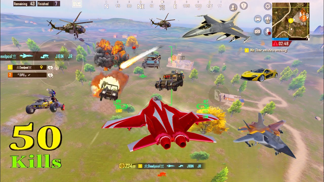 “ Fighter JET Instant Wipe! BGMI Payload Mode is Broken!” RPG TANK M202 Robot Helicopters🔥